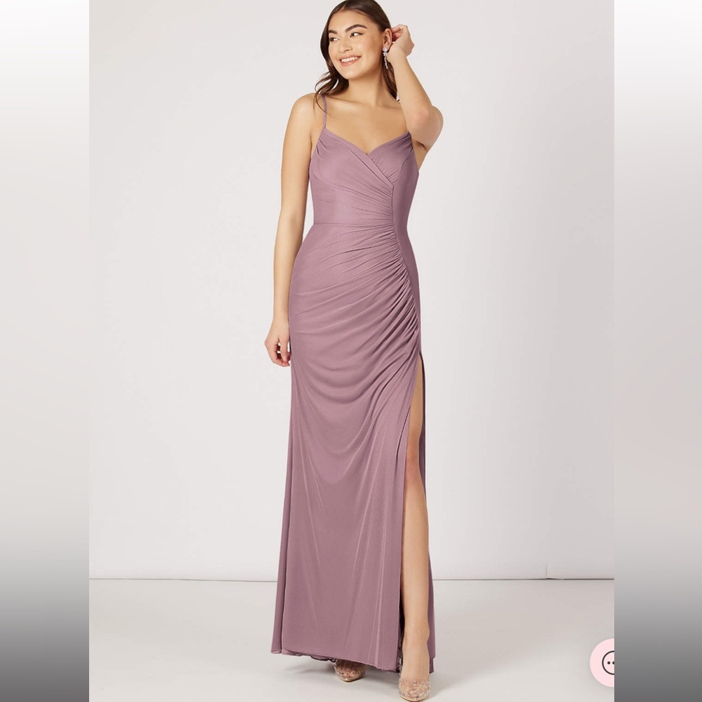 Azazie bridesmaid dress in dusty rose size A8